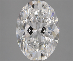 Picture of Natural Diamond 2.50 Carats, Oval with  Cut, E Color, VS2 Clarity and Certified by GIA