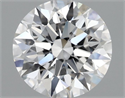 Lab Grown Diamond 1.08 Carats, Round with Excellent Cut, E Color, VVS2 Clarity and Certified by IGI