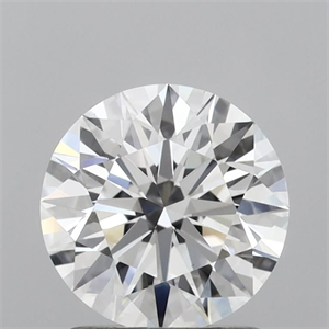 Picture of Lab Grown Diamond 1.32 Carats, Round with Ideal Cut, D Color, VS1 Clarity and Certified by IGI