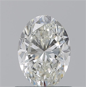 Picture of Natural Diamond 0.90 Carats, Oval with  Cut, I Color, VS1 Clarity and Certified by GIA