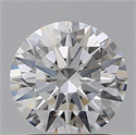 Lab Grown Diamond 1.55 Carats, Round with Ideal Cut, D Color, IF Clarity and Certified by IGI