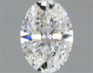 Picture of Natural Diamond 0.70 Carats, Oval with  Cut, E Color, VVS1 Clarity and Certified by GIA