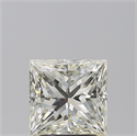 Natural Diamond 2.20 Carats, Princess with  Cut, K Color, VVS1 Clarity and Certified by GIA