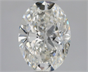 Natural Diamond 1.50 Carats, Oval with  Cut, G Color, VS2 Clarity and Certified by GIA