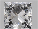 Natural Diamond 0.46 Carats, Princess with  Cut, E Color, VS2 Clarity and Certified by GIA