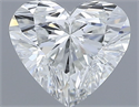 Natural Diamond 0.51 Carats, Heart with  Cut, H Color, VS1 Clarity and Certified by GIA