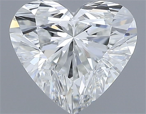Picture of Natural Diamond 0.51 Carats, Heart with  Cut, H Color, VS1 Clarity and Certified by GIA