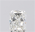 Natural Diamond 0.53 Carats, Radiant with  Cut, H Color, VS2 Clarity and Certified by IGI