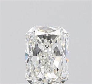 Picture of Natural Diamond 0.53 Carats, Radiant with  Cut, H Color, VS2 Clarity and Certified by IGI