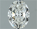 Natural Diamond 1.40 Carats, Oval with  Cut, H Color, VS1 Clarity and Certified by GIA