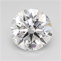 Lab Grown Diamond 1.03 Carats, Round with Ideal Cut, D Color, VVS2 Clarity and Certified by IGI
