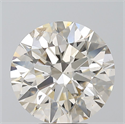Diamante Natural 5.11 quilates, Redondo , Color K, claridad SI2 y certificado GIA