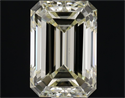 Natural Diamond 1.70 Carats, Emerald with  Cut, M Color, VS2 Clarity and Certified by HRD