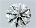 Natural Diamond 1.20 Carats, Round with Excellent Cut, J Color, IF Clarity and Certified by IGI