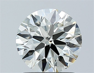 Picture of Natural Diamond 1.20 Carats, Round with Excellent Cut, J Color, IF Clarity and Certified by IGI