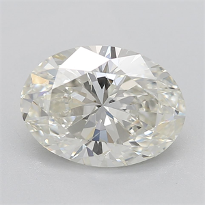 Picture of Natural Diamond 1.51 Carats, Oval with  Cut, J Color, SI2 Clarity and Certified by GIA