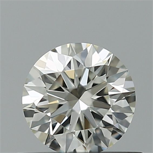 Picture of Natural Diamond 0.42 Carats, Round with Excellent Cut, H Color, VS1 Clarity and Certified by IGI