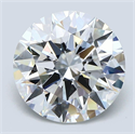 Diamante Natural 4.01 quilates, Redondo , Color D, claridad VVS2 y certificado GIA