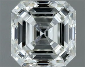 Picture of Natural Diamond 1.02 Carats, Asscher with  Cut, I Color, VS2 Clarity and Certified by IGI