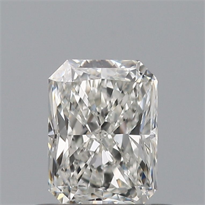 Picture of Natural Diamond 0.52 Carats, Radiant with  Cut, H Color, VVS1 Clarity and Certified by GIA