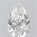 Natural Diamond 1.01 Carats, Pear with  Cut, F Color, VS1 Clarity and Certified by GIA