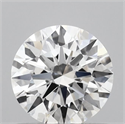 Lab Grown Diamond 0.70 Carats, Round with Excellent Cut, D Color, VVS2 Clarity and Certified by IGI