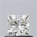 Natural Diamond 0.56 Carats, Princess with  Cut, K Color, VVS1 Clarity and Certified by GIA