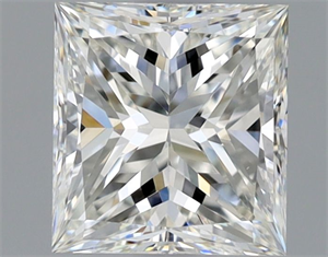 Picture of Natural Diamond 1.00 Carats, Princess with  Cut, G Color, VS1 Clarity and Certified by GIA