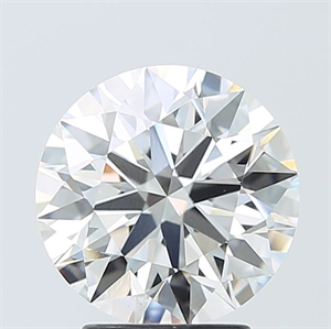 Picture of Lab Grown Diamond 3.08 Carats, Round with Ideal Cut, F Color, VS1 Clarity and Certified by IGI