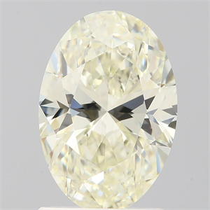 Picture of Natural Diamond 1.70 Carats, Oval with  Cut, K Color, VVS2 Clarity and Certified by IGI