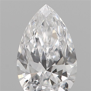Foto Diamante Natural 0.11 quilates, De pera , Color E, claridad VVS2 y certificado IGI de