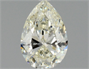 Natural Diamond 0.70 Carats, Pear with  Cut, K Color, SI2 Clarity and Certified by GIA