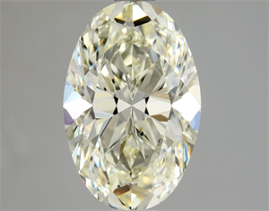 Picture of Natural Diamond 1.51 Carats, Oval with  Cut, K Color, VS2 Clarity and Certified by HRD