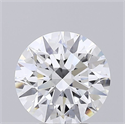 Lab Grown Diamond 3.08 Carats, Round with Ideal Cut, E Color, VVS2 Clarity and Certified by IGI
