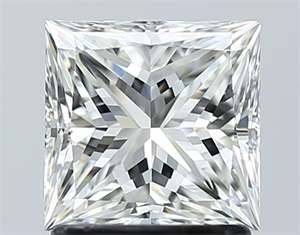 Foto Diamante Natural 1.50 quilates, Princesa , Color I, claridad VS1 y certificado GIA de