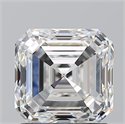 Natural Diamond 1.61 Carats, Asscher with  Cut, G Color, VVS2 Clarity and Certified by GIA