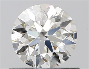Picture of Natural Diamond 0.59 Carats, Round with Excellent Cut, I Color, VS1 Clarity and Certified by GIA