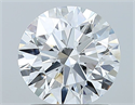 Natural Diamond 1.20 Carats, Round with Excellent Cut, D Color, IF Clarity and Certified by GIA