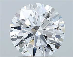 Picture of Natural Diamond 1.20 Carats, Round with Excellent Cut, D Color, IF Clarity and Certified by GIA