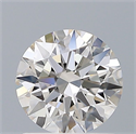 Natural Diamond 0.91 Carats, Round with Excellent Cut, I Color, IF Clarity and Certified by GIA