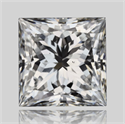 Natural Diamond 1.01 Carats, Princess with  Cut, E Color, VS2 Clarity and Certified by GIA