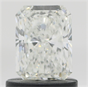 Natural Diamond 0.80 Carats, Radiant with  Cut, J Color, VVS1 Clarity and Certified by GIA