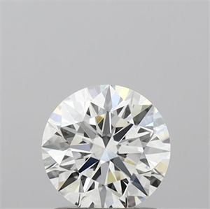 Picture of Lab Grown Diamond 1.09 Carats, Round with Ideal Cut, F Color, IF Clarity and Certified by IGI