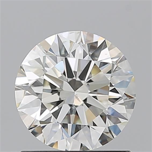 Picture of Natural Diamond 1.03 Carats, Round with Excellent Cut, I Color, SI1 Clarity and Certified by IGI