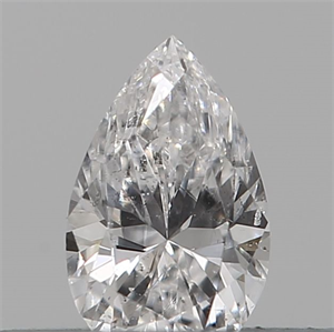 Foto Diamante Natural 0.16 quilates, De pera , Color D, claridad SI1 y certificado IGI de