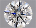 Natural Diamond 0.90 Carats, Round with Excellent Cut, I Color, VS2 Clarity and Certified by GIA