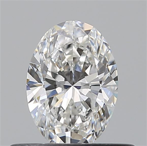 Picture of Natural Diamond 0.43 Carats, Oval with  Cut, F Color, VVS1 Clarity and Certified by GIA