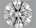 Lab Grown Diamond 1.05 Carats, Round with Ideal Cut, E Color, VVS2 Clarity and Certified by IGI