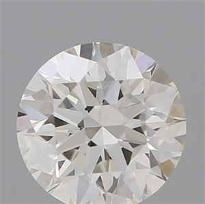 Picture of Natural Diamond 0.40 Carats, Round with Excellent Cut, I Color, VVS2 Clarity and Certified by IGI