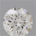 Natural Diamond 0.40 Carats, Round with Excellent Cut, I Color, VVS2 Clarity and Certified by IGI